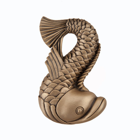 Acorn DP5GP: 1-3/4" Dolphin Cabinet Knob - Museum Gold