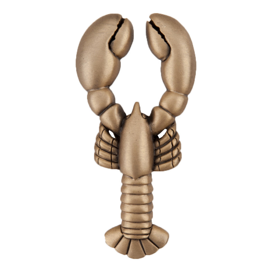 Acorn DP8GP: 2" Lobster Cabinet Knob - Museum Gold