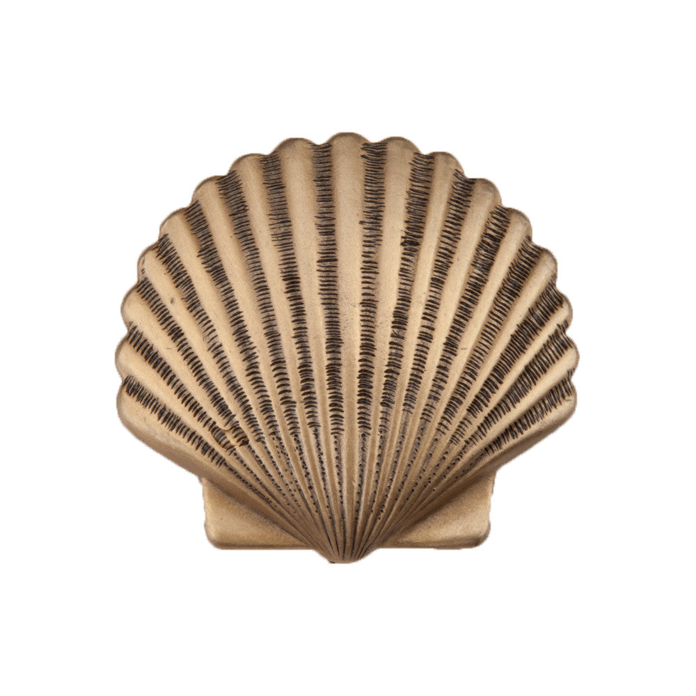 Acorn DPAGP: 1-3/8" Small Scallop Cabinet Knob - Museum Gold 1