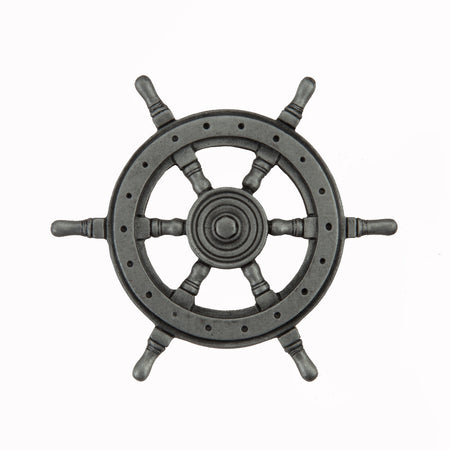 Acorn DPCPP: 1-3/4" Ship Wheel Cabinet Knob - Antique Pewter 1