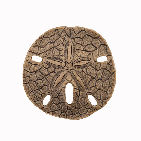 Acorn DPDGP: 1-1/2" Sand Dollar Cabinet Knob - Museum Gold