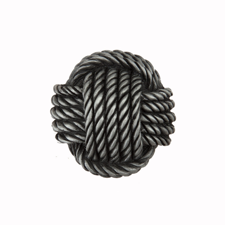 Acorn DPFPP: 1-1/4" Monkey Fist Cabinet Knob - Antique Pewter