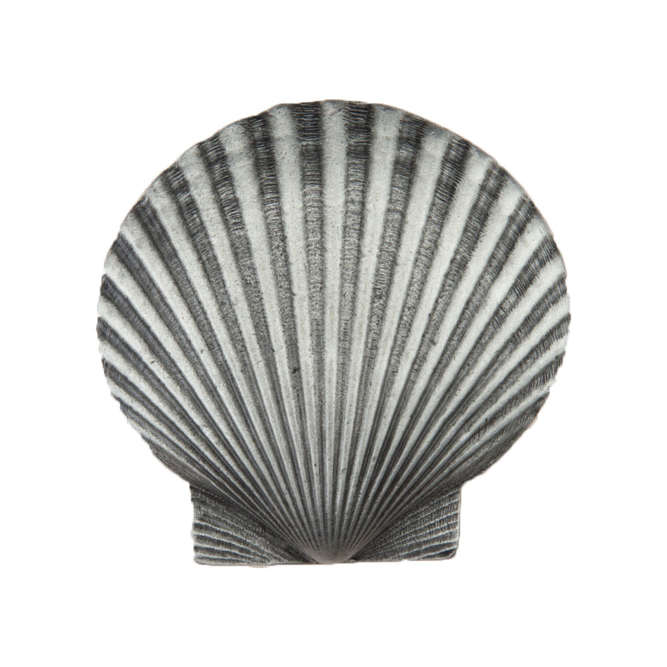 Acorn DPGPP: 1-5/8" Large Scallop Cabinet Knob - Antique Pewter