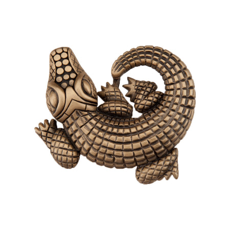 Acorn DPMGP: 1-1/2" Alligator Cabinet Knob - Museum Gold