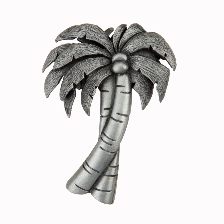 Acorn DQ1PP: 1-7/8" Palm Tree Cabinet Knob - Antique Pewter