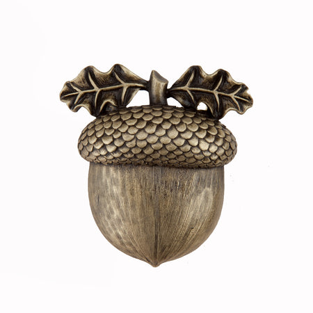 Acorn DQ3AP: 1-3/8" Acorn Cabinet Knob - Antique Brass