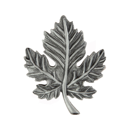 Acorn DQ4PP: 1-3/4" Leaf Cabinet Knob - Antique Pewter