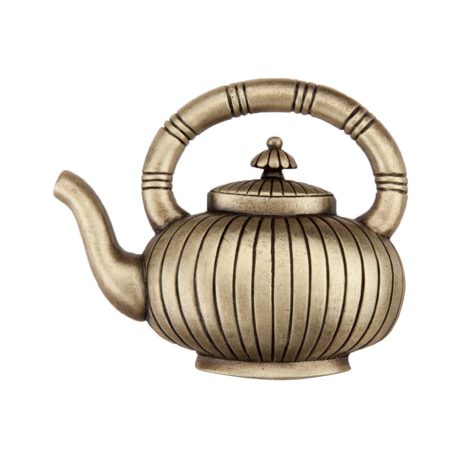 Acorn DQCAP: 1-1/2" Teapot Cabinet Knob - Antique Brass