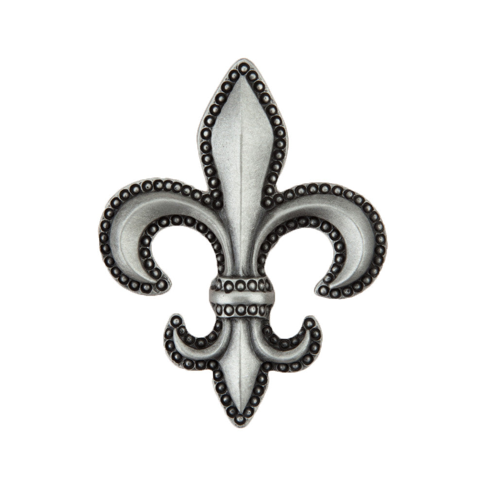 Acorn DQDPP: 1-5/8" Fleur-De-Lis Cabinet Knob - Antique Pewter