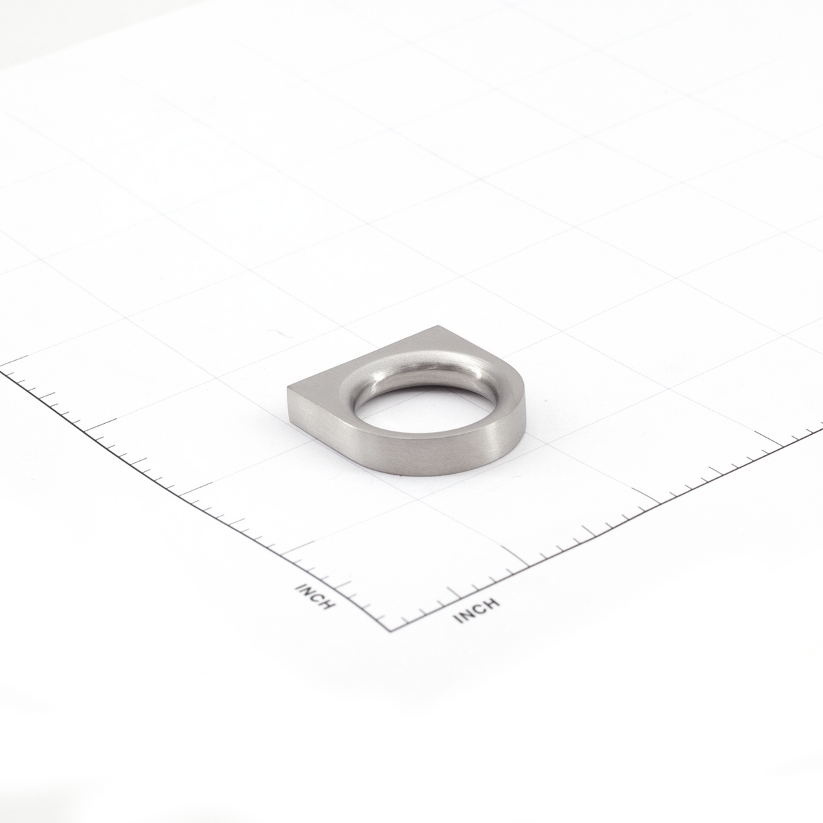 Sugatsune DR-L/S: 21mm  Finger Pull - Satin Stainless Steel
