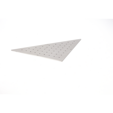 Sugatsune DSC-05: Corner-Mount Soap Holder/Shelf - Satin Stainless Steel