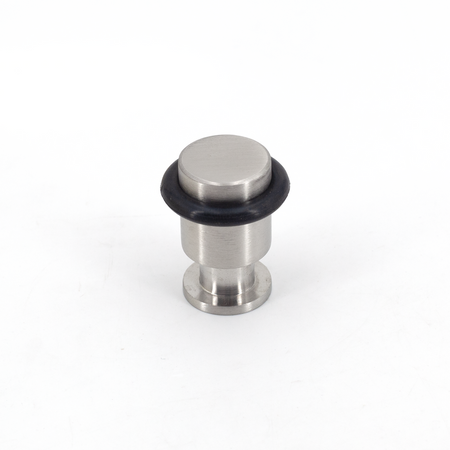 Sugatsune DSD-02-S: 1-3/8" Floor Mount Door Stop - Satin Stainless Steel