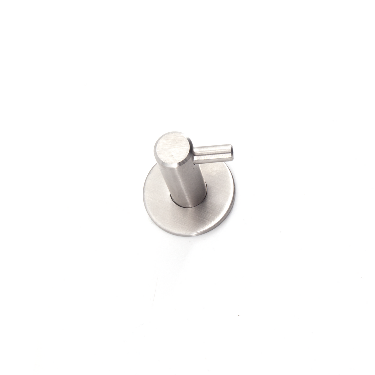 Sugatsune DSH-01: Modern Single Coat Hook w/Round Base - Satin Stainless Steel