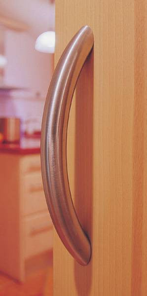 Sugatsune DSI-1630-30-35E: 350mm cc Exterior Arched Door Pull - Stainless Steel
