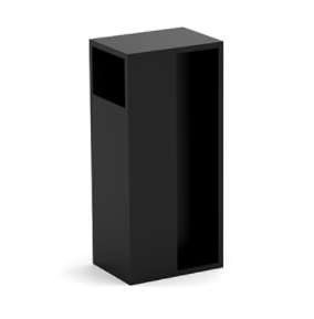 Sugatsune DSI-4251-45-BL: 120mm x 45mm Sliding Door Handle - Black