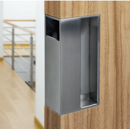 Sugatsune DSI-4251-40: 120mm x 40mm Sliding Door Handle - Satin Stainless Steel