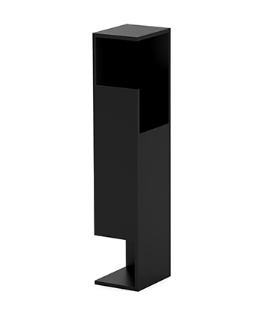 Sugatsune DSI-4257-45-BL: 200mm x 45mm Sliding Door Handle - Black