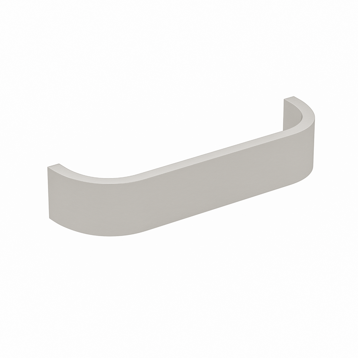 Sugatsune DSI-120-128: 128mm cc Modern Flat Bar Cabinet Pull - Satin Stainless Steel