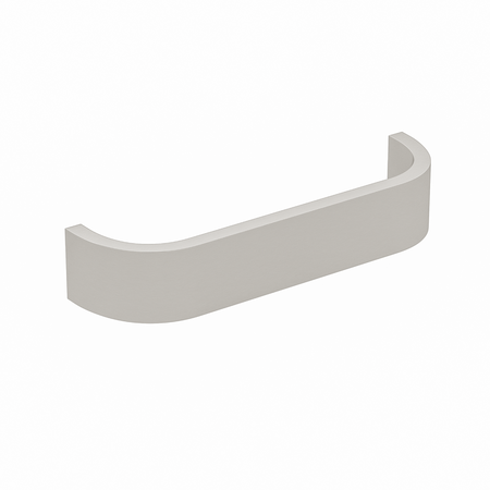 Sugatsune DSI-120-128: 128mm cc Modern Flat Bar Cabinet Pull - Satin Stainless Steel