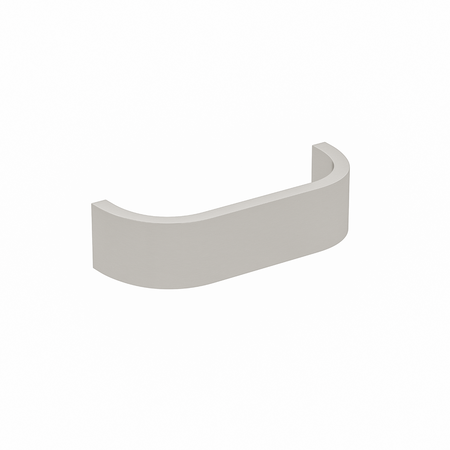 Sugatsune DSI-120-96: 96mm cc Modern Flat Bar Cabinet Pull - Satin Stainless Steel
