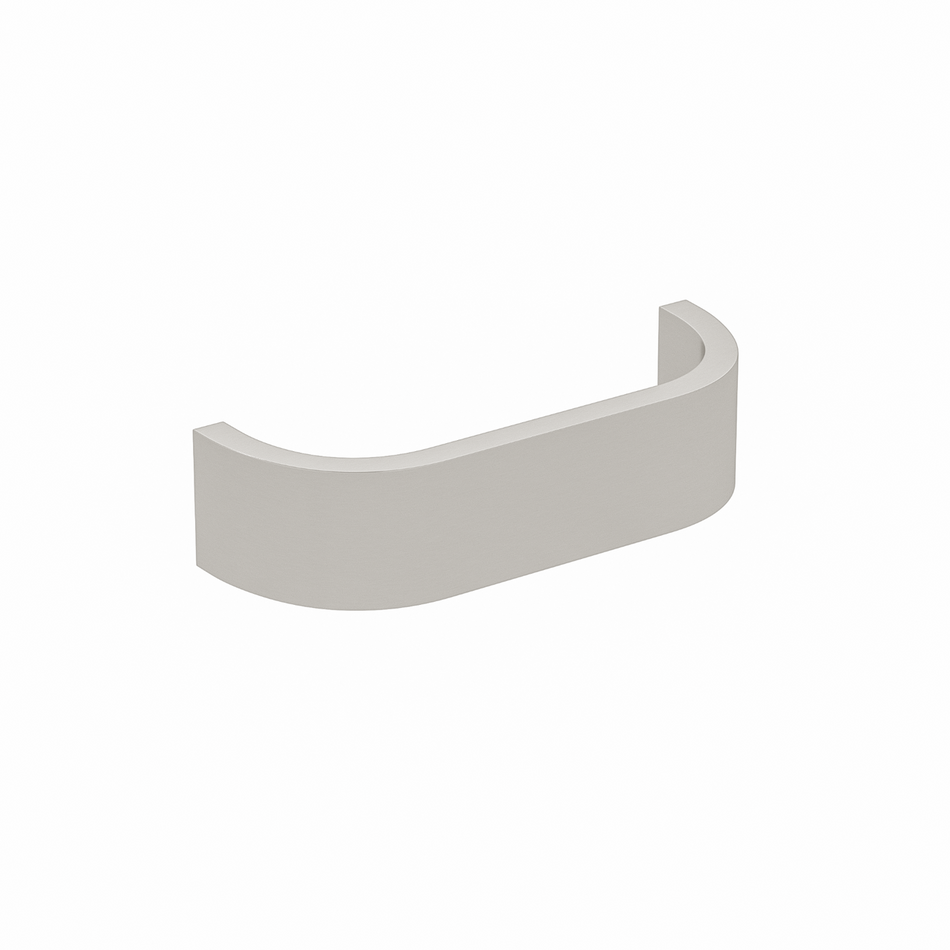 Sugatsune DSI-120-96: 96mm cc Modern Flat Bar Cabinet Pull - Satin Stainless Steel