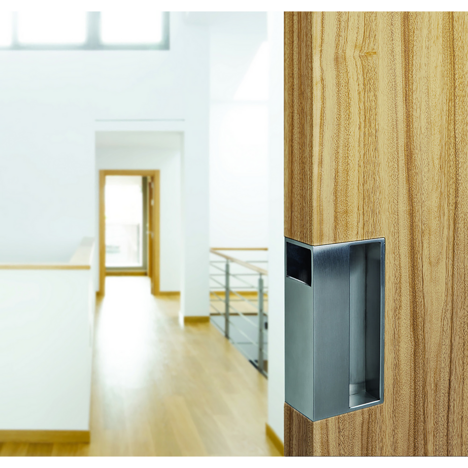 Sugatsune DSI-4251-38: 120mm x 38mm Sliding Door Handle - Satin Stainless Steel