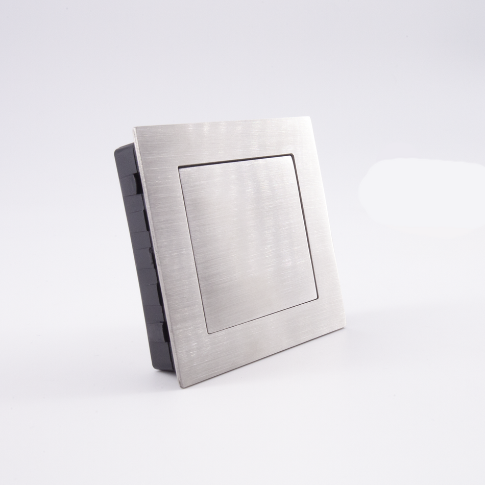 Sugatsune DSI-4501-75: 75mm Square Recessed Door Pull - Satin Stainless Steel