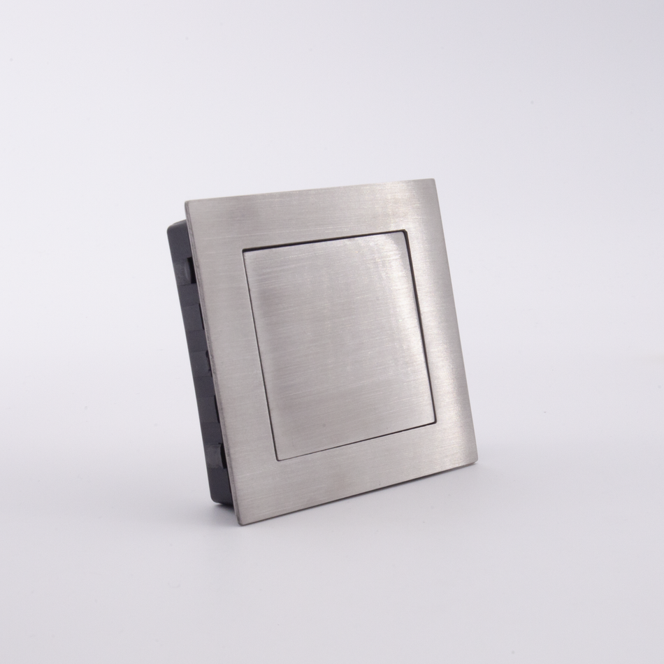 Sugatsune DSI-4501-75: 75mm Square Recessed Door Pull - Satin Stainless Steel