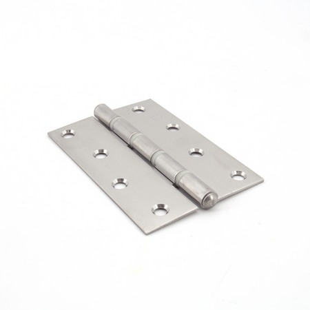 Sugatsune D-S-102A: 102mm Butt Hinge - Satin Stainless Steel