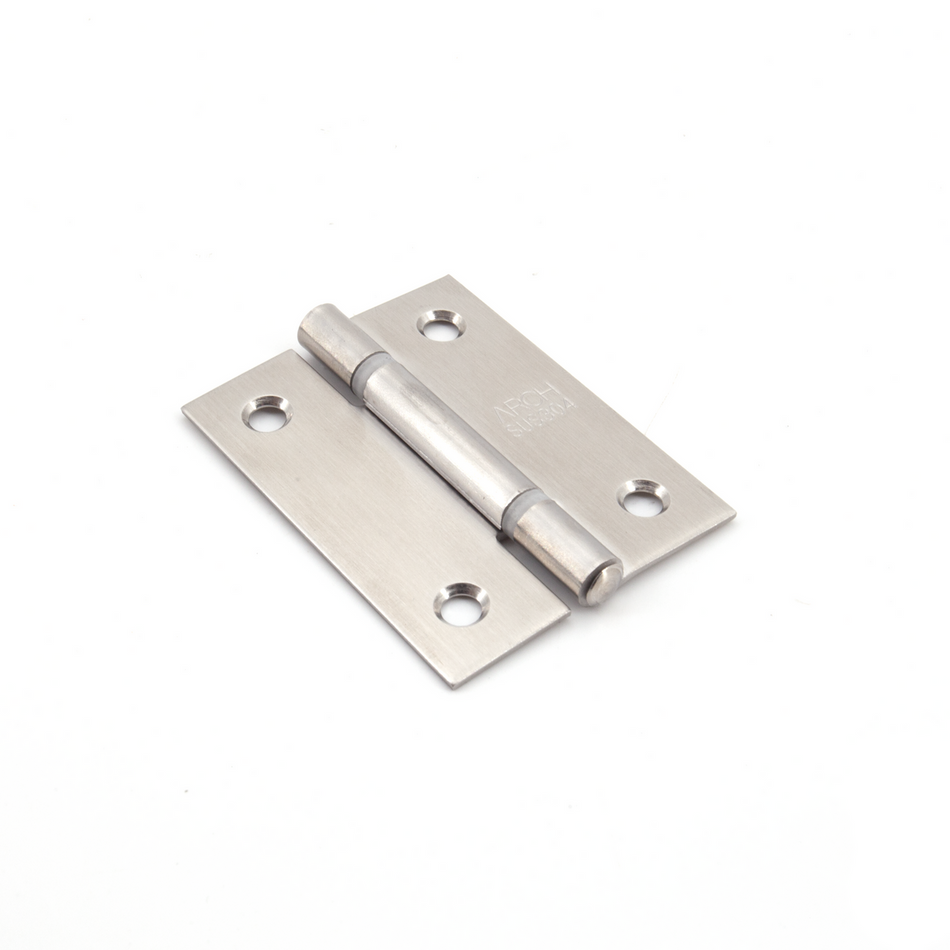 Sugatsune D-S-51A: 51mm Butt Hinge - Satin Stainless Steel