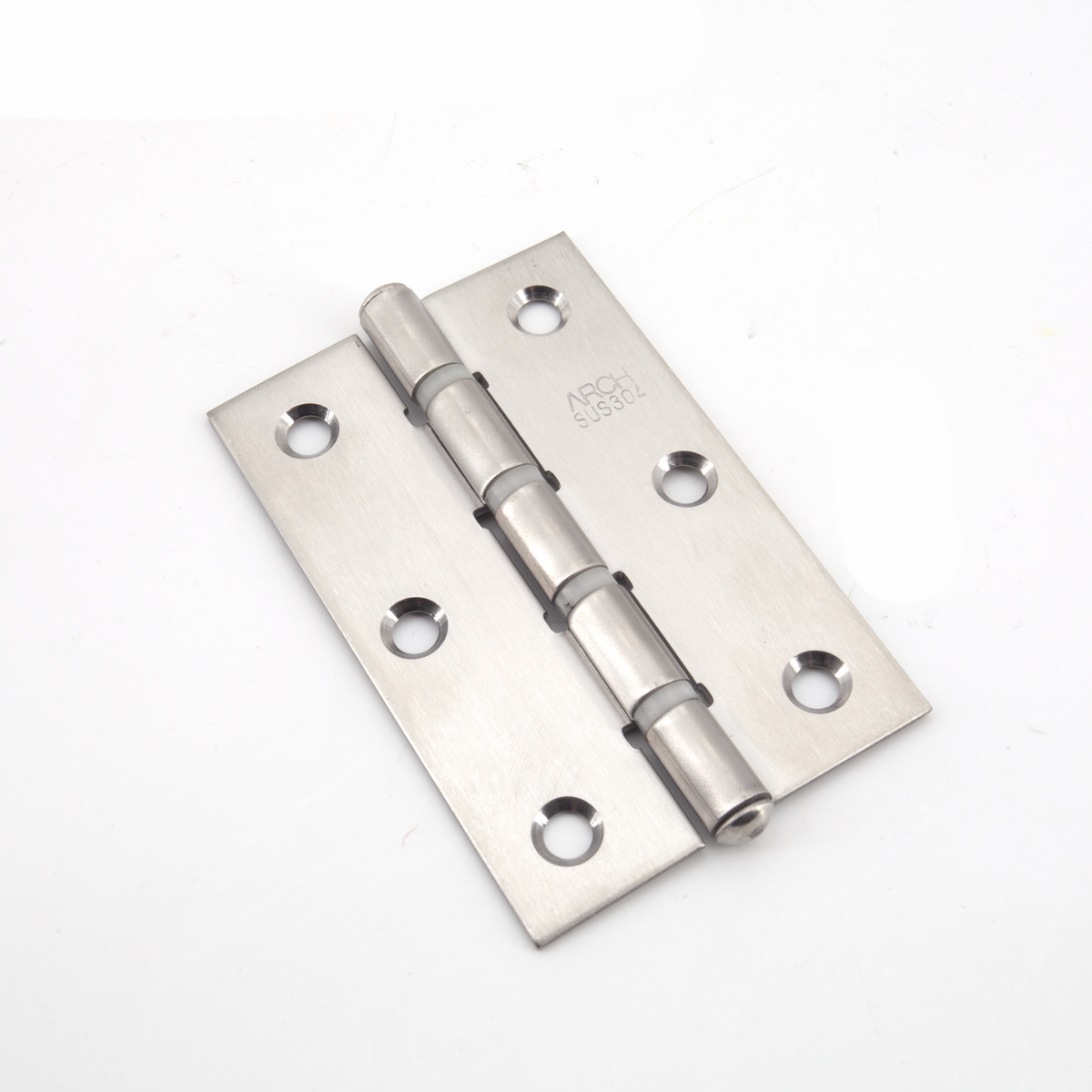Sugatsune D-S-76A: 76mm Butt Hinge - Satin Stainless Steel