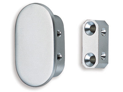 Sugatsune DW-50N: 2" Modern Oval Cabinet Knob - Matte Chrome