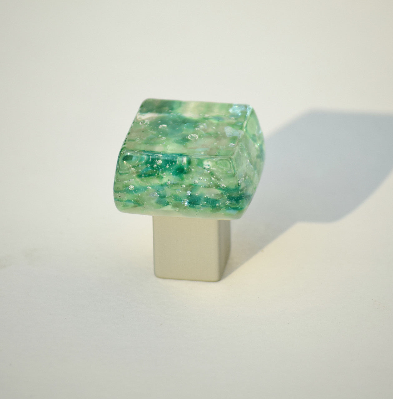 Grace White DW-NS: Dancing Water Cabinet Knob - North Shore
