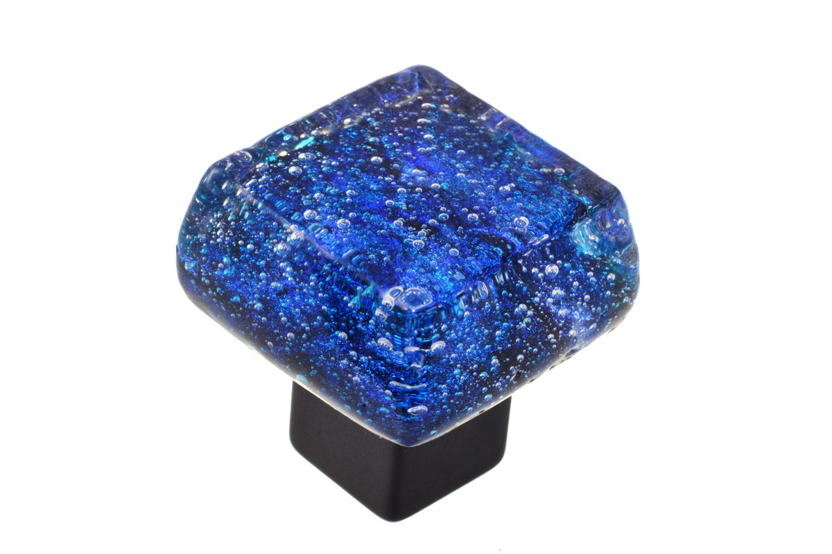 Grace White DWD-MT: Dancing Water Cabinet Knob - Marianas Trench Dichroic