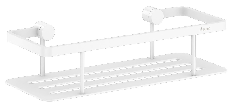 Smedbo DX3001: Sideline Single Shower Basket - Matte White