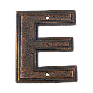 Hawk Hill CLECC: 4-3/4" Classic Letter E - Charcoal