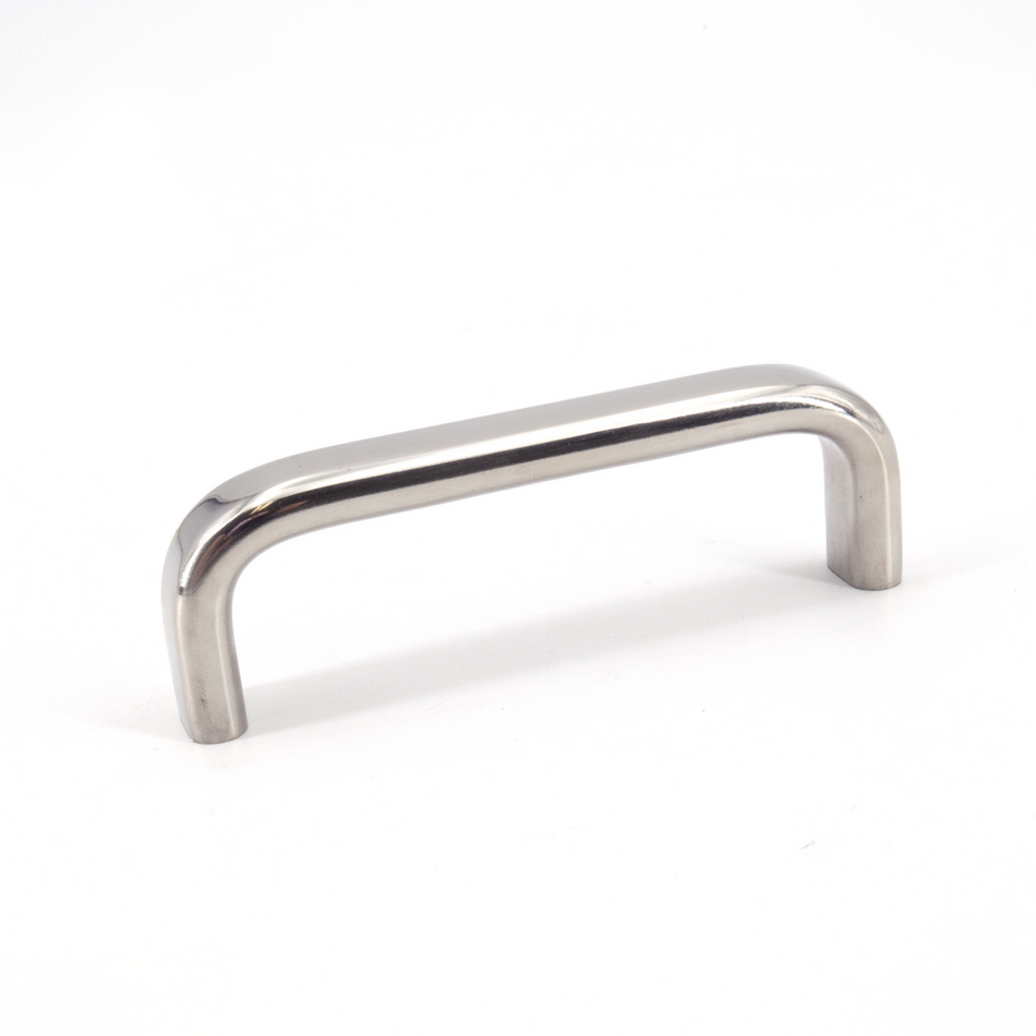 Sugatsune EC-100/M: 92mm cc D-Handle Cabinet Pull - Mirror Stainless Steel
