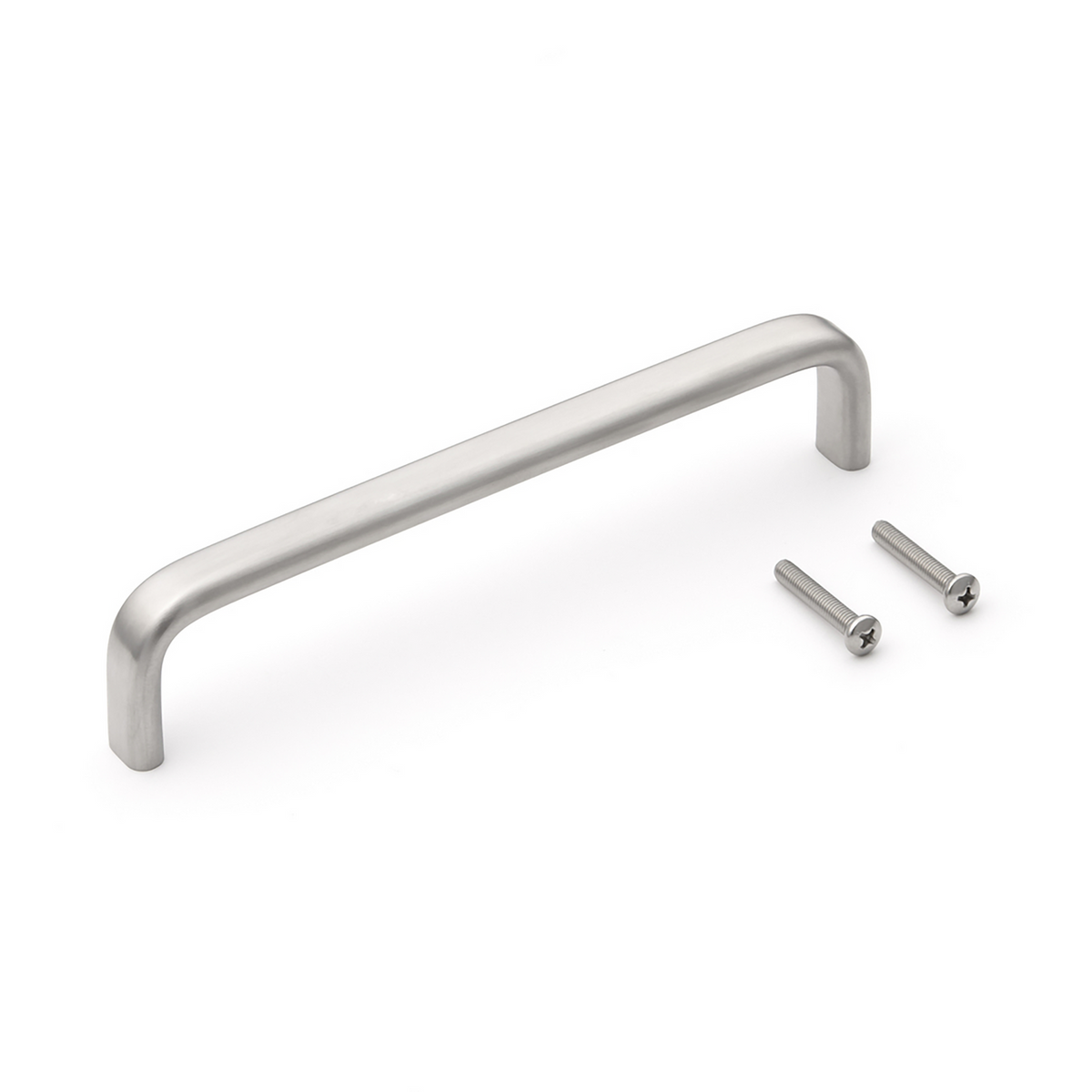Sugatsune EC-180/S: 180mm cc D-Handle Cabinet Pull - Satin Stainless Steel
