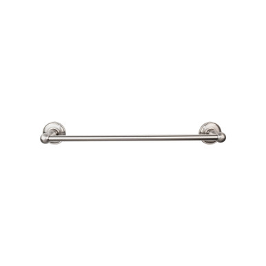Top Knobs ED10BSND: 30" cc Edwardian Bath Single Towel Bar - Brushed Satin Nickel