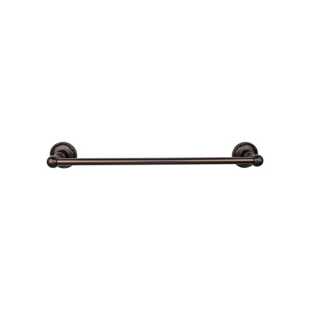 Top Knobs ED10ORBE: 30" cc Edwardian Bath Single Towel Bar - Oil Rubbed Bronze