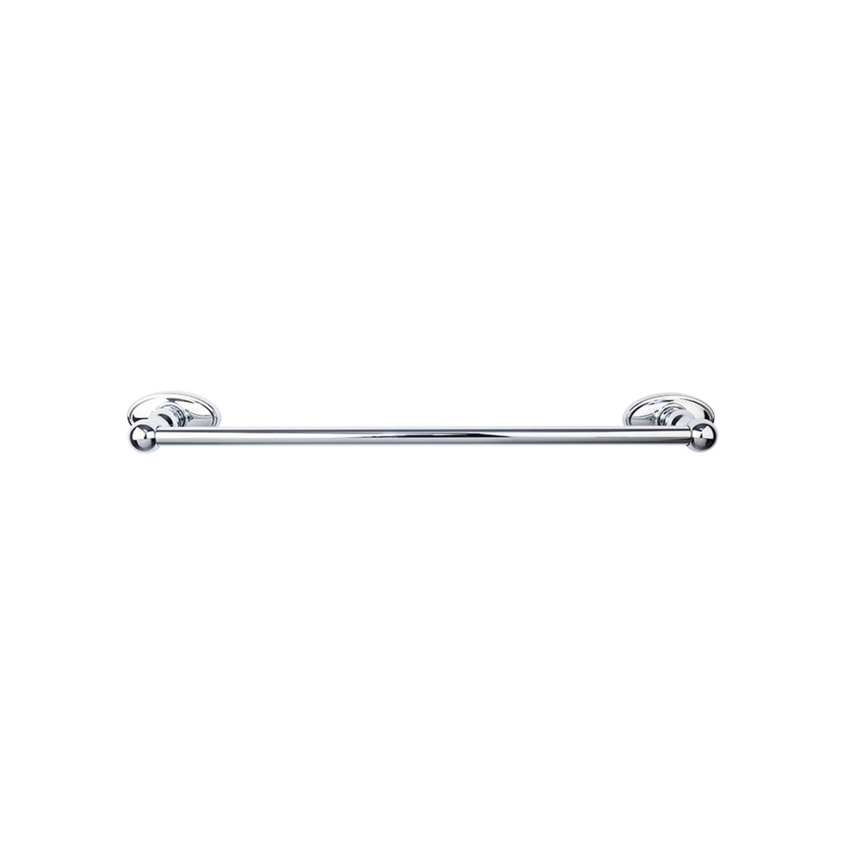Top Knobs ED10PCC: 30" cc Edwardian Bath Single Towel Bar - Polished Chrome