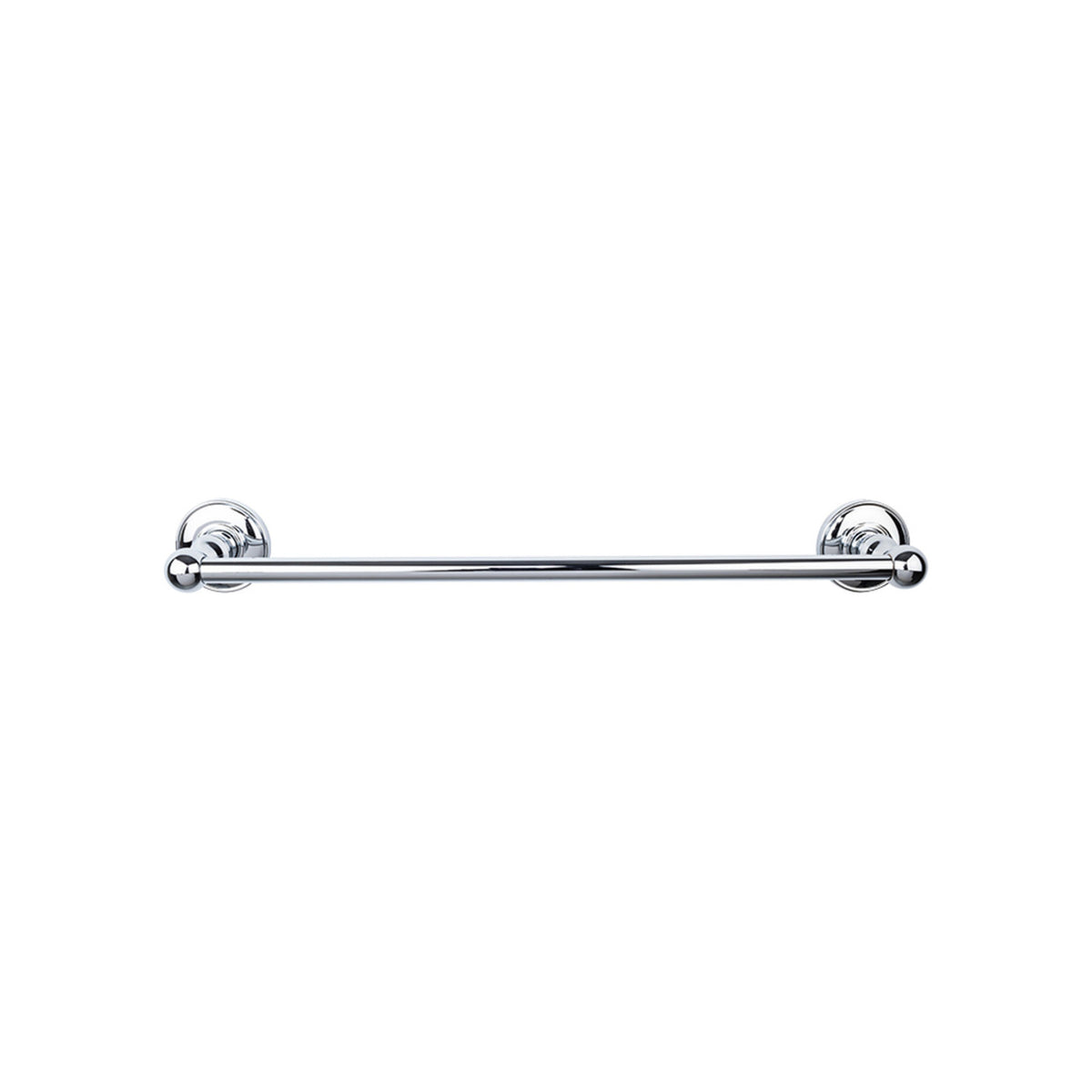Top Knobs ED10PCD: 30" cc Edwardian Bath Single Towel Bar - Polished Chrome