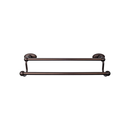 Top Knobs ED11ORBC: 30" cc Edwardian Bath Double Towel Bar - Oil Rubbed Bronze