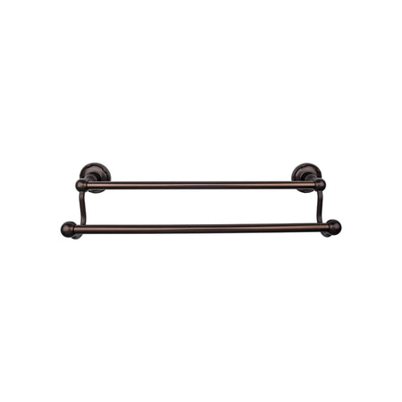 Top Knobs ED11ORBE: 30" cc Edwardian Bath Double Towel Bar - Oil Rubbed Bronze