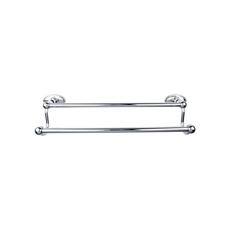 Top Knobs ED11PCC: 30" cc Edwardian Bath Double Towel Bar - Polished Chrome