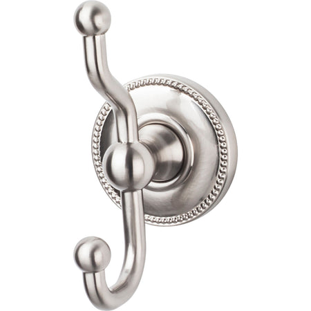 Top Knobs ED2BSNA: Edwardian Bath Double Wall Hook - Brushed Satin Nickel