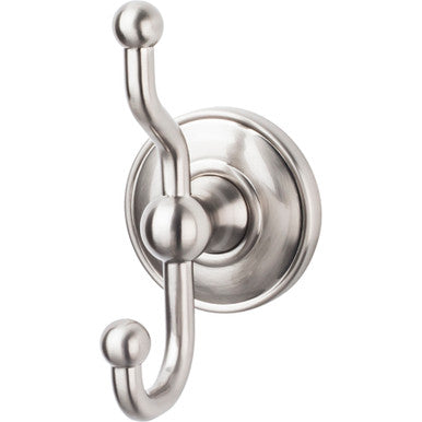 Top Knobs ED2BSND: Edwardian Bath Double Wall Hook - Brushed Satin Nickel