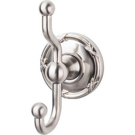 Top Knobs ED2BSNE: Edwardian Bath Double Wall Hook - Brushed Satin Nickel