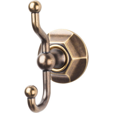Top Knobs ED2GBZB: Edwardian Bath Double Wall Hook - German Bronze