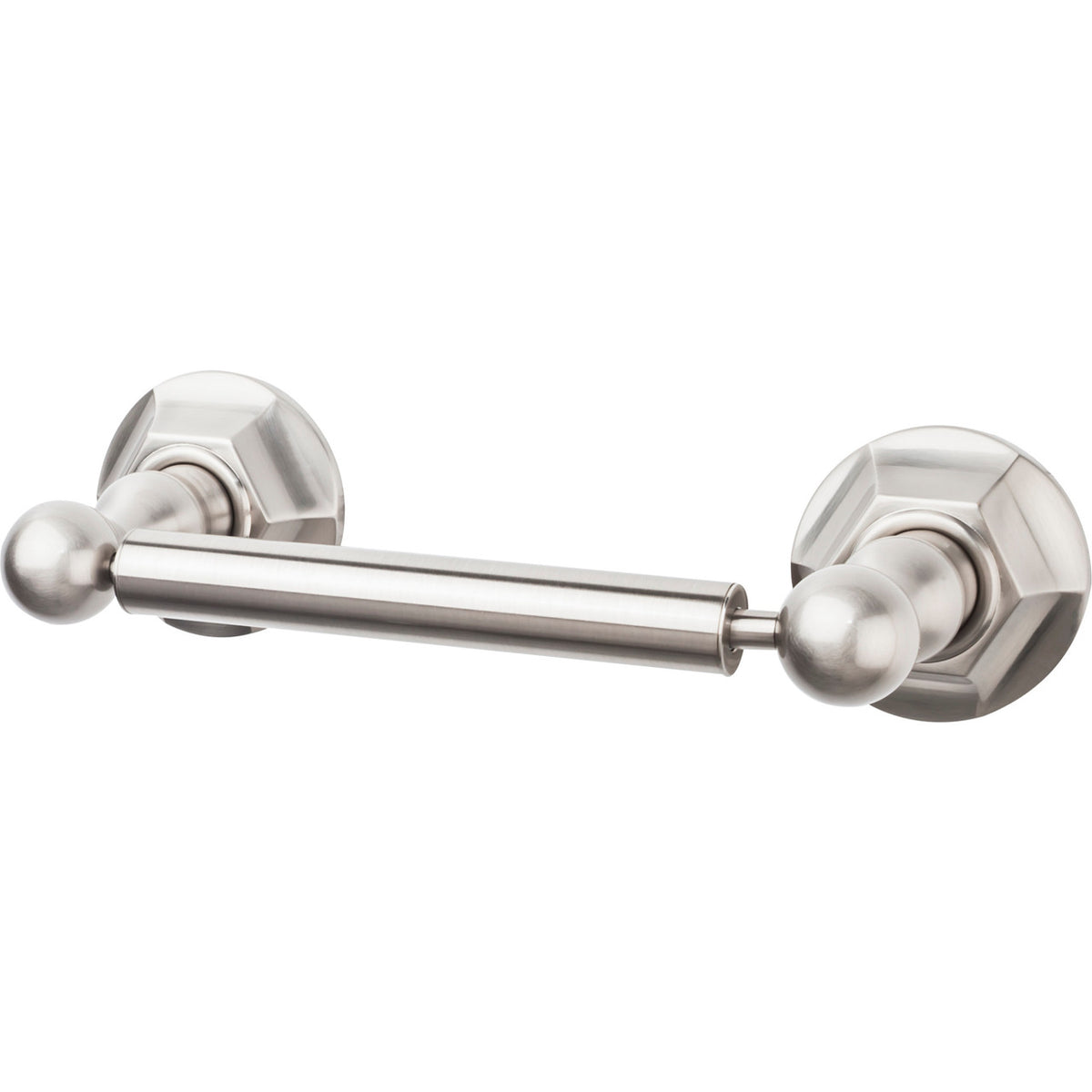 Top Knobs ED3BSNB: 6-3/4" cc Edwardian Bath Tissue Roll Holder - Brushed Satin Nickel